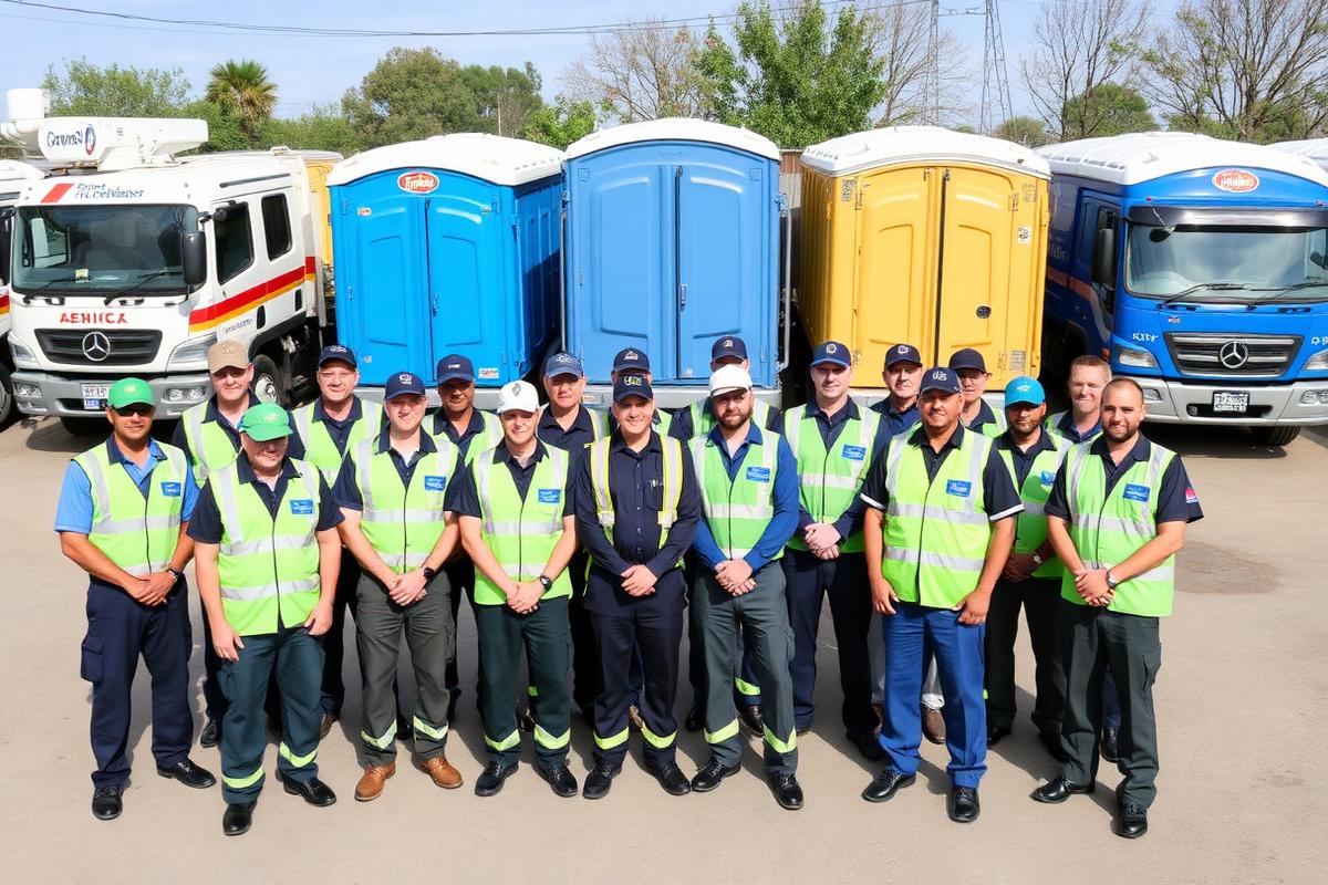 Our sanitation service team